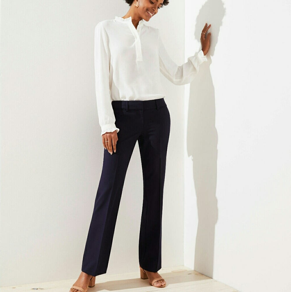 NWT tall Loft trousers - forever navy
